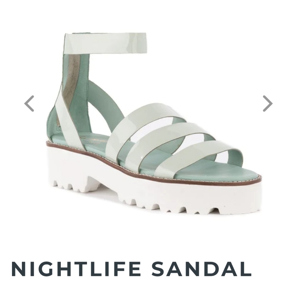 Seychelles Nightlife Sandals in Cucumber - Picture 2 of 9